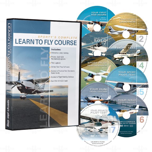دی وی دی آموزشی Learn To Fly Course (DVD) - Private Pilot test pre